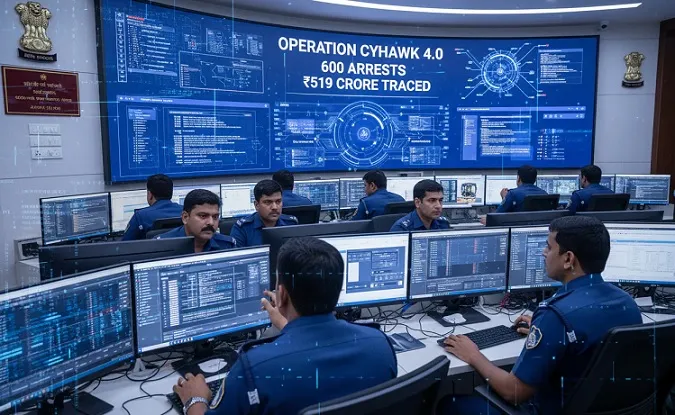 ऑपरेशन “CyHawk” – दिल्ली पुलिस की अब तक की सबसे बड़ी साइबर धोखाधड़ी विरोधी कार्रवाई