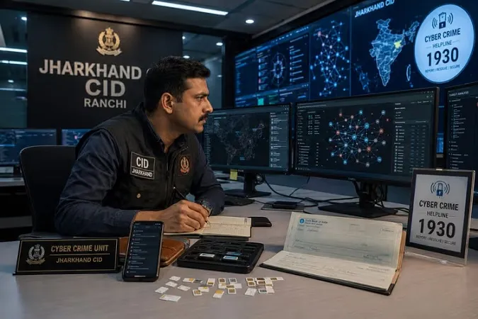 रांची में साइबर अपराध गिरोह का भंडाफोड़: फर्जी बैंक खातों के जरिए ऑनलाइन धोखाधड़ी का नेटवर्क उजागर